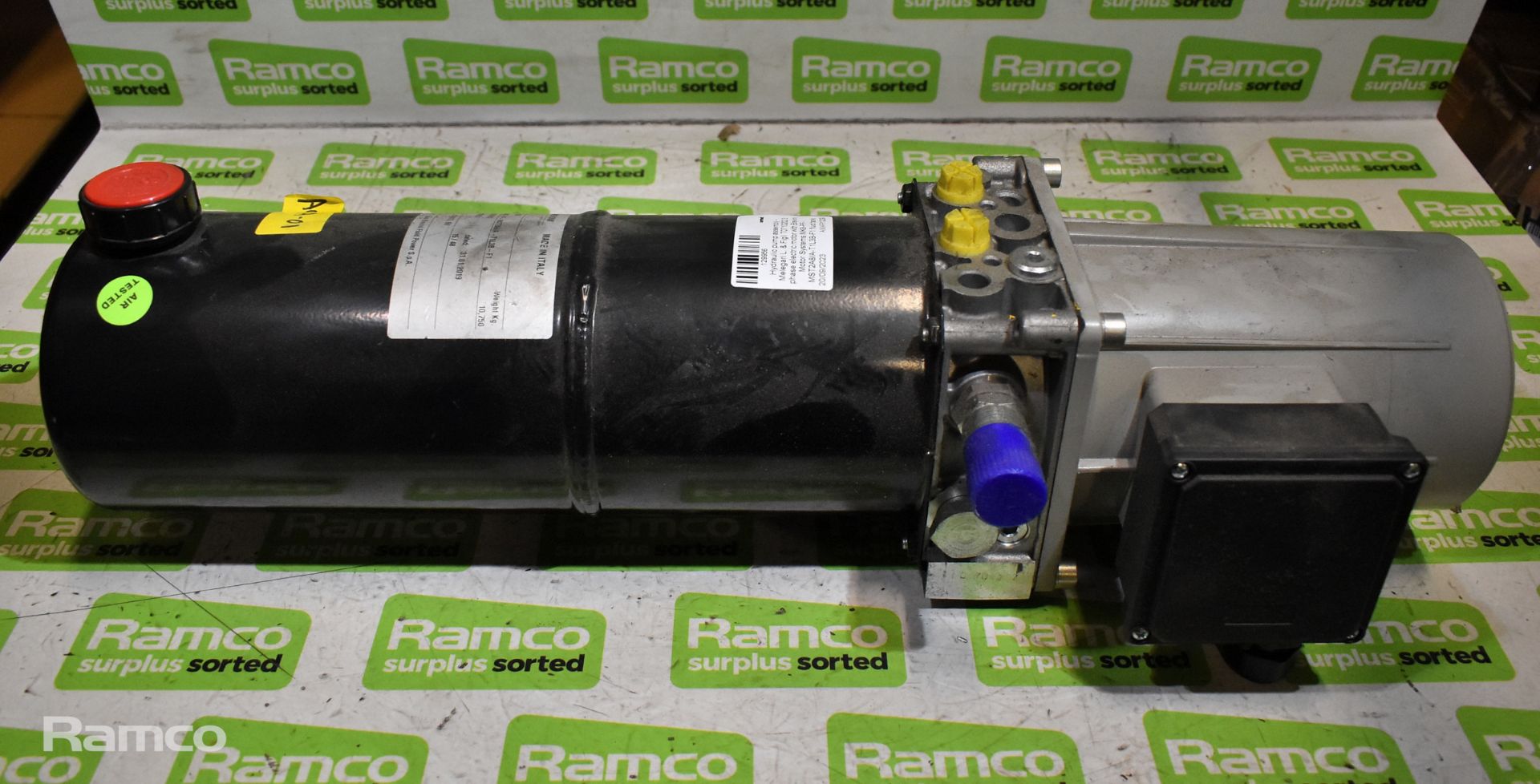 2x Hydraulic pump assemblies - Melegari L. & Figli T0710202 3 phase electric motor - Image 2 of 9