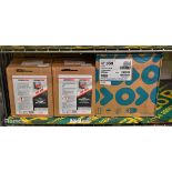 2x boxes of Teroson MS 935 elastic adhesive & sealant - 12 per box, 16x rolls of Silver tape