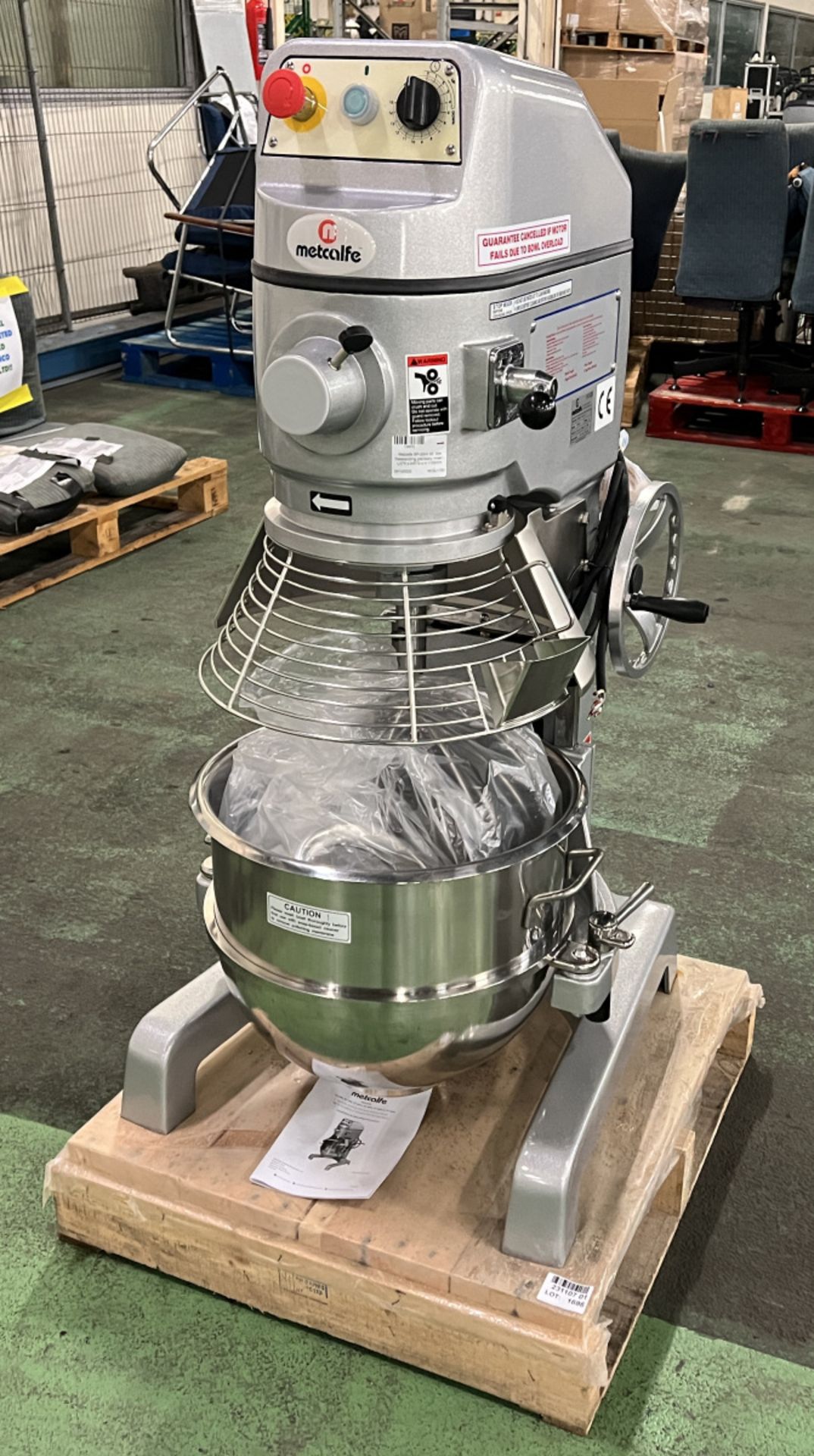 Metcalfe SP-30HI 30 litre freestanding planetary mixer - L 575 x W 570 x H 1105mm - unused - Bild 3 aus 8