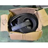 Rubber cable cover approx 15 - unknown lengths - W 70 x H 10mm