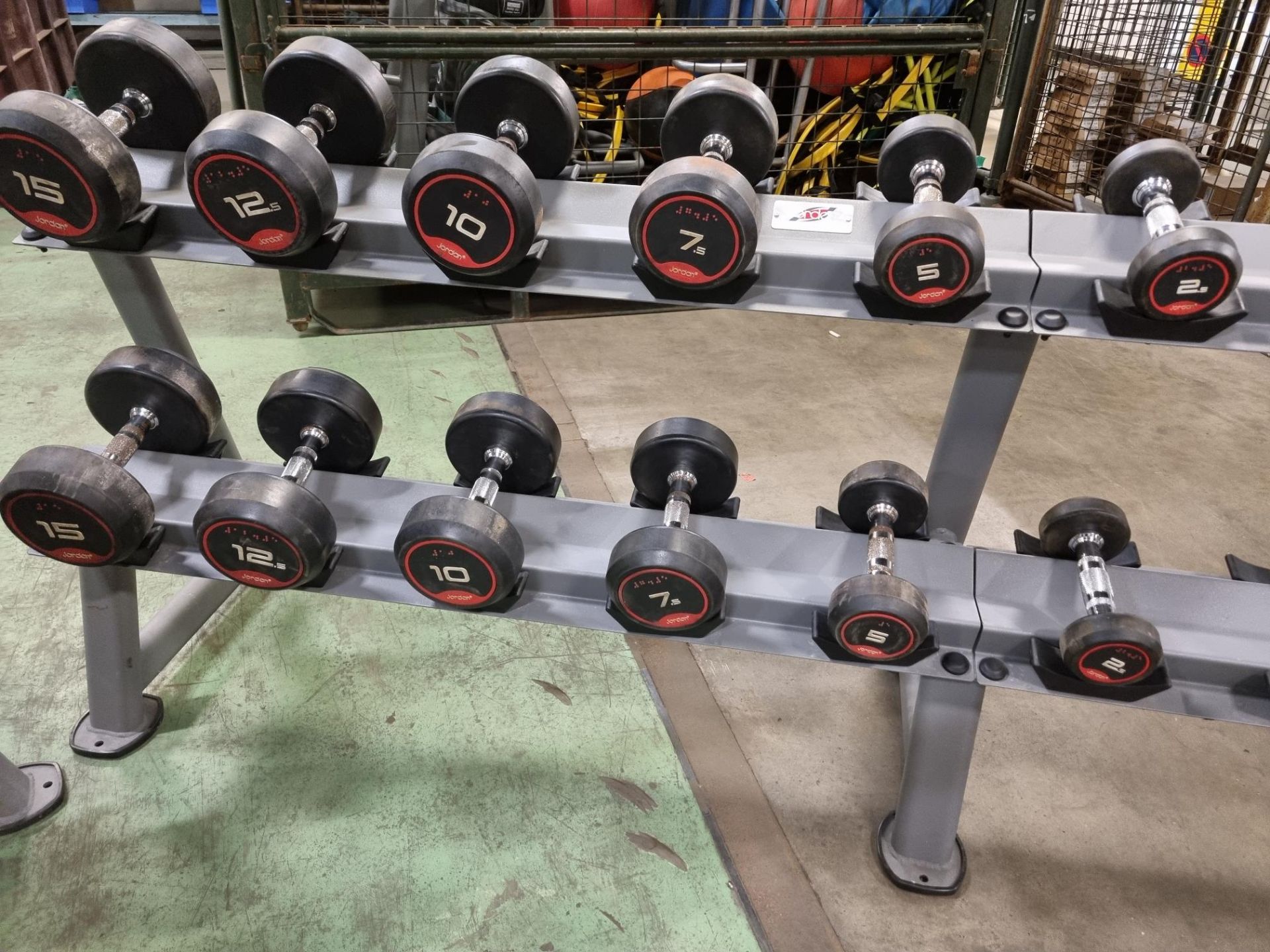 Jordan dumbell weight rack with weights 2.5kg to 50kg - see pictures - Image 12 of 12