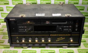 Sony MXD-D40 CD & MD player with Portogram Pro amplifier