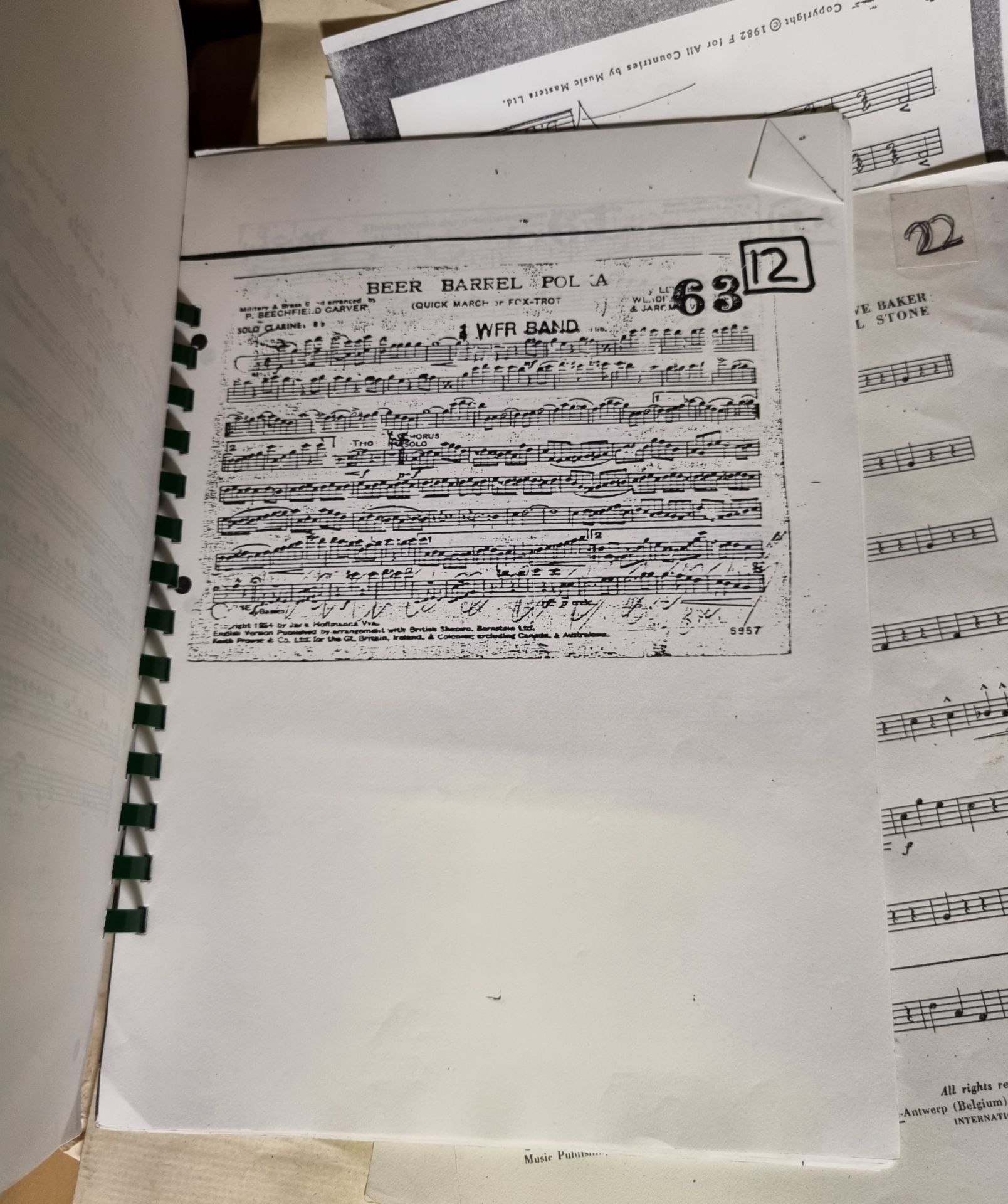 43x Folders of sheet music - Image 7 of 9