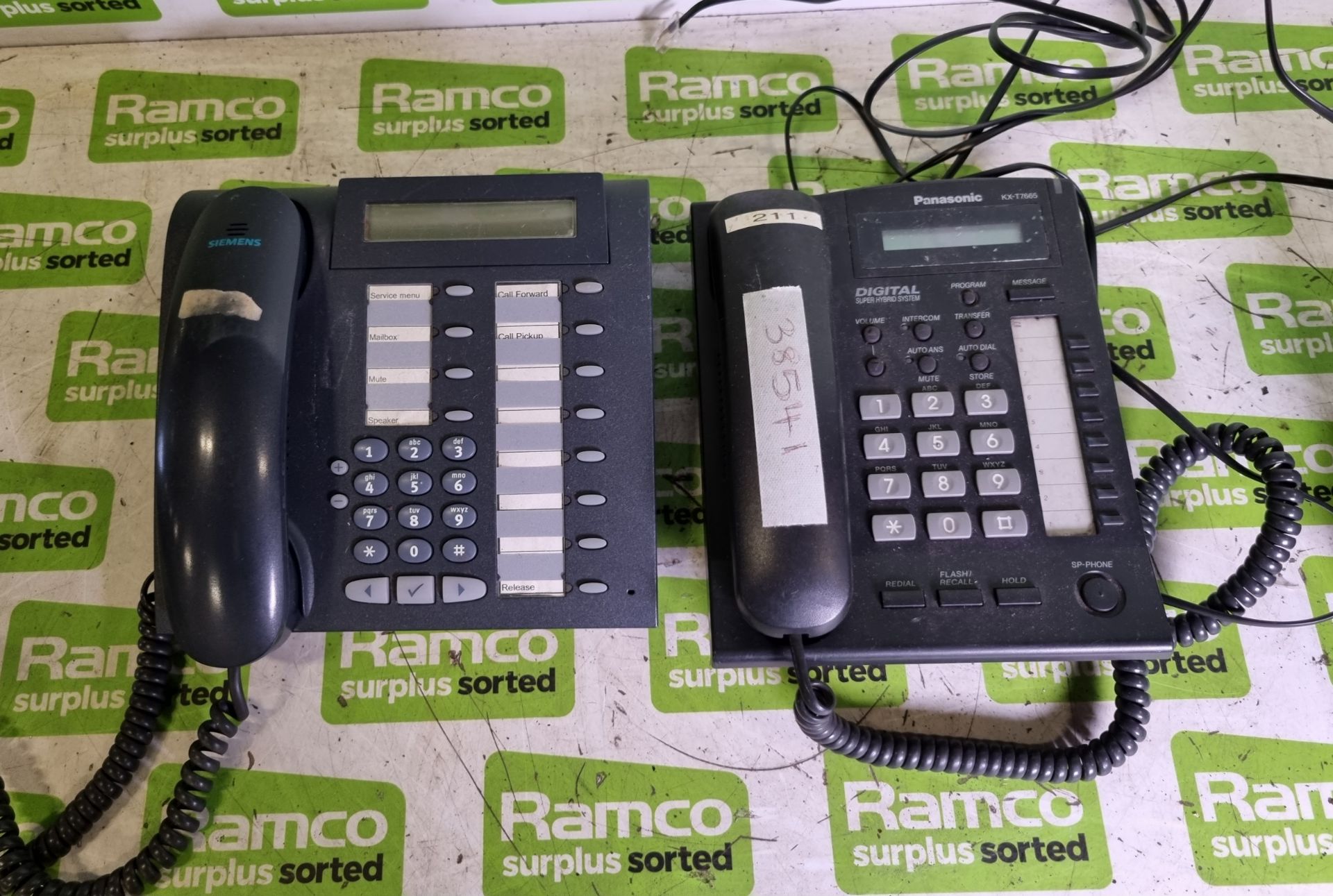 33x Siemens OptiPoint 410 Standard manganese (colour) office phones - W 220 x D 220 x H 105mm - Image 3 of 6