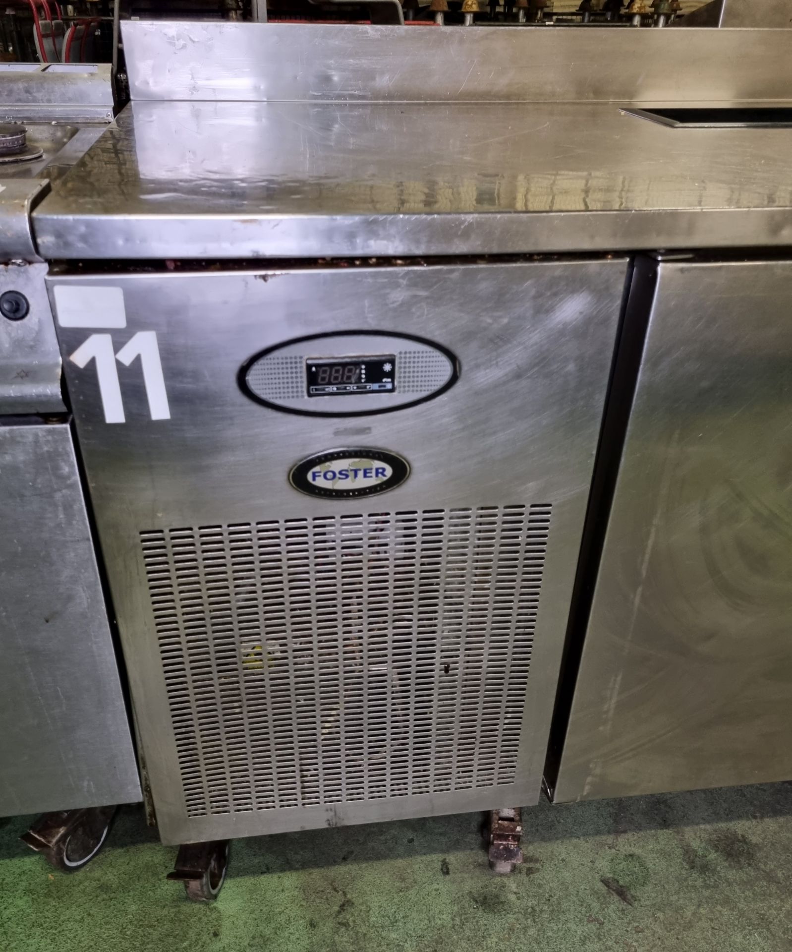 Foster Pro2/2H-A double door bench fridge - W 1540 x D 820 x H 1000 mm - Image 5 of 5