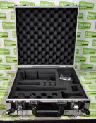 Empty radio microphone carry case - L 380 x W 380 x H 150mm