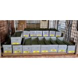 23x Metal storage trays - L 450 x W 140 x H 130mm