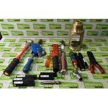 Workshop tools - torque wrenches, screwdriver torque wrenches, crimping tool gauge