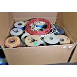 Reels of electrical cable - multi strand, multi core and single core