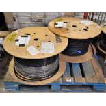 2x reels of cable - see description for details