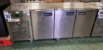 Foster EPRO1/3H refrigerator - L 1870 x W 700 x H 830mm - 3 door