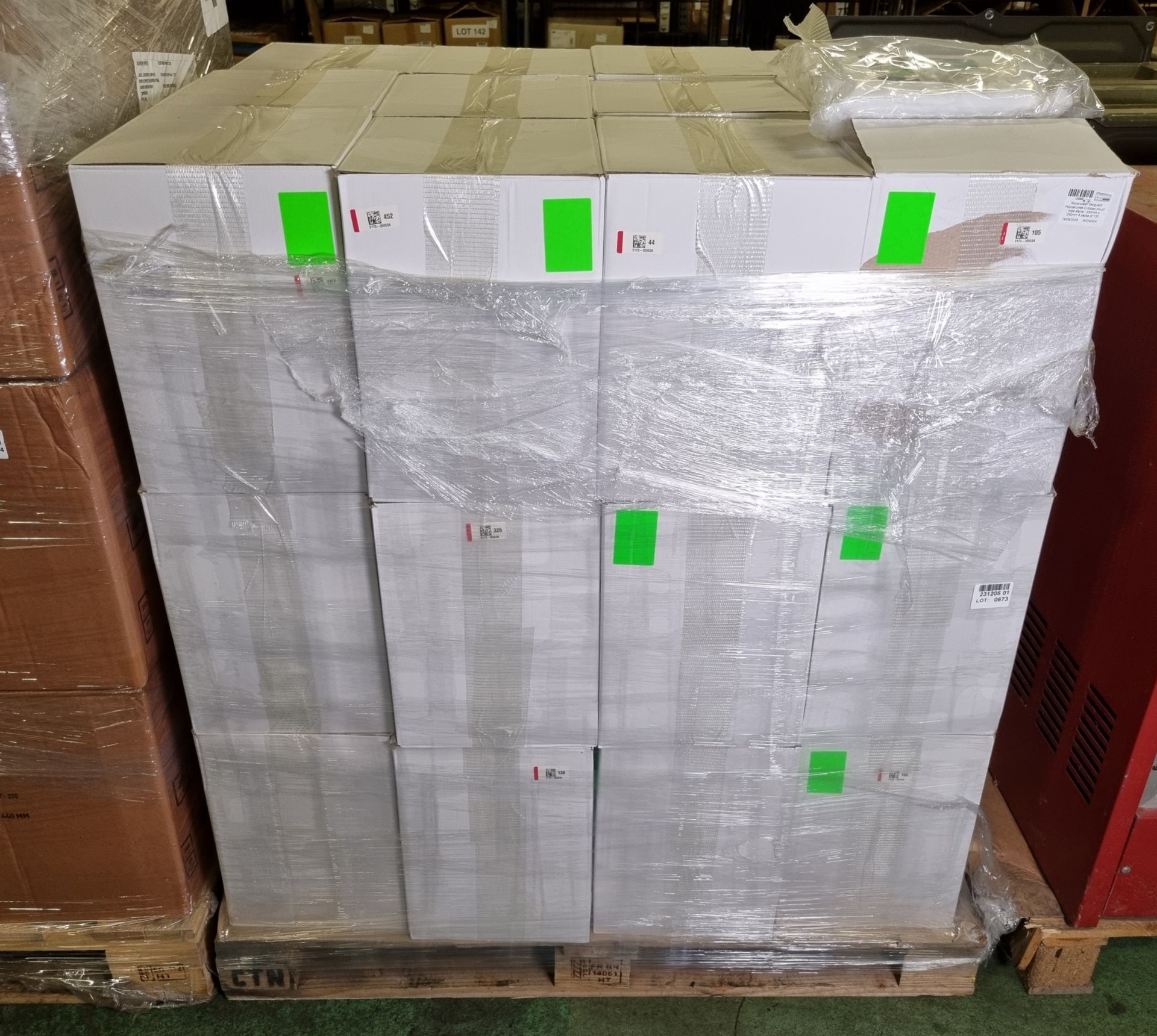 36x boxes of Micronclean Veriguard Polycellulose C-folded pouch wipe sterile - 230mm x 230mm