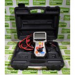 Megger MIT420 insulation and continuity tester with cables and storage case