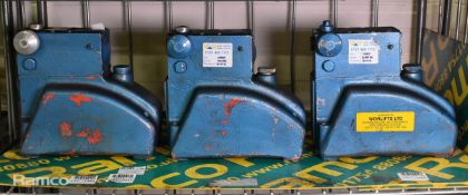 3x Tangye Hydrapak 20 ton hydraulic jacks