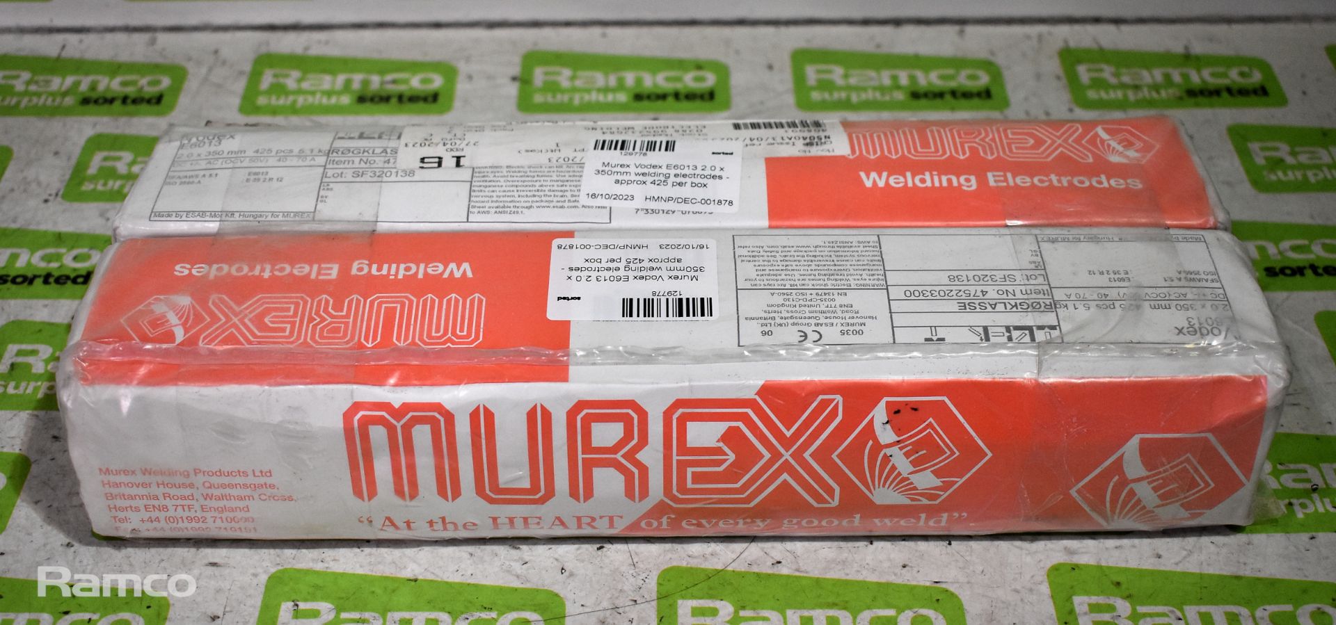 2x packs of Murex Vodex E6013 2.0 x 350mm welding electrodes - approx 400 per box - Image 3 of 3