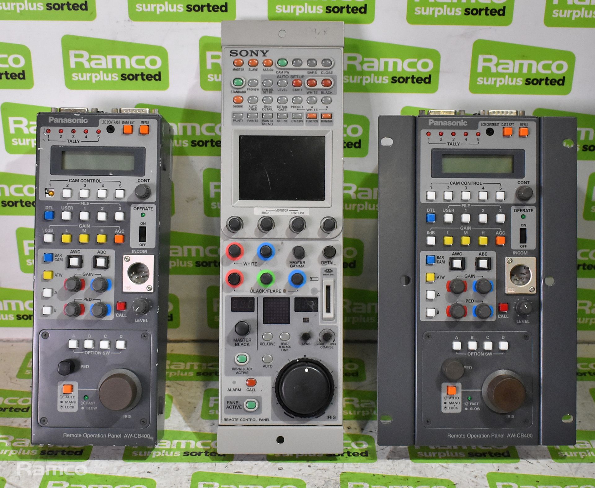 4x Sony RCP-D50 remote control panels, Sony RCP-D51 remote control panel, 2x Sony RCP-750 units - Image 8 of 15