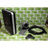 Polycom HDX 6000 phone conferencing system - video codec unit, conference camera and microphone