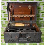 Mechanical puller sets in wooden storage case - mixed types and sizes