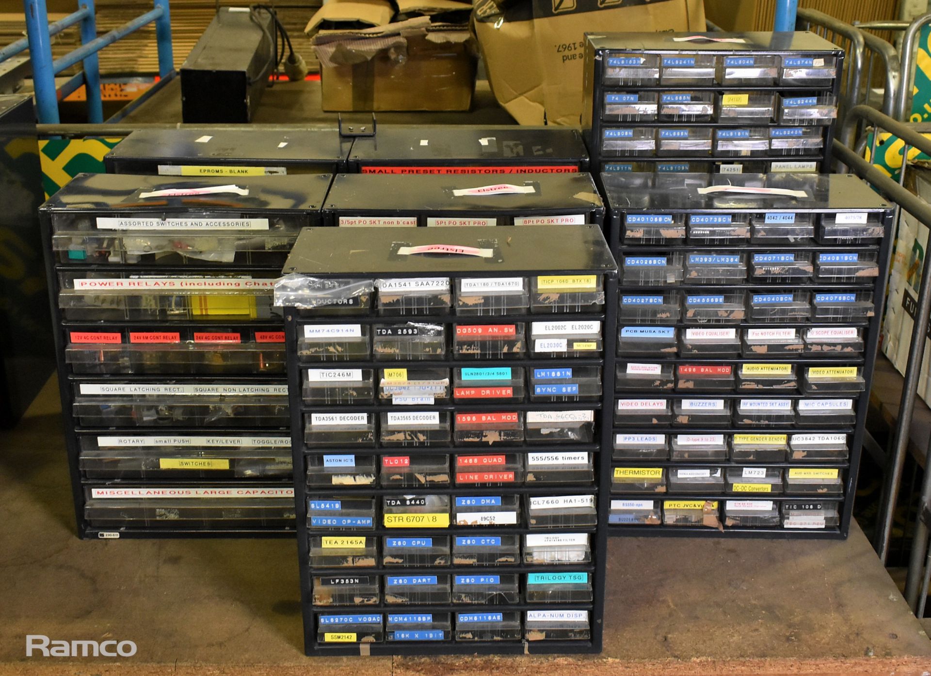 3x Raaco 6 drawer storage chest organisers - W 305 x D 160 x H 420mm, 3x Raaco 36 drawer units - Image 2 of 21