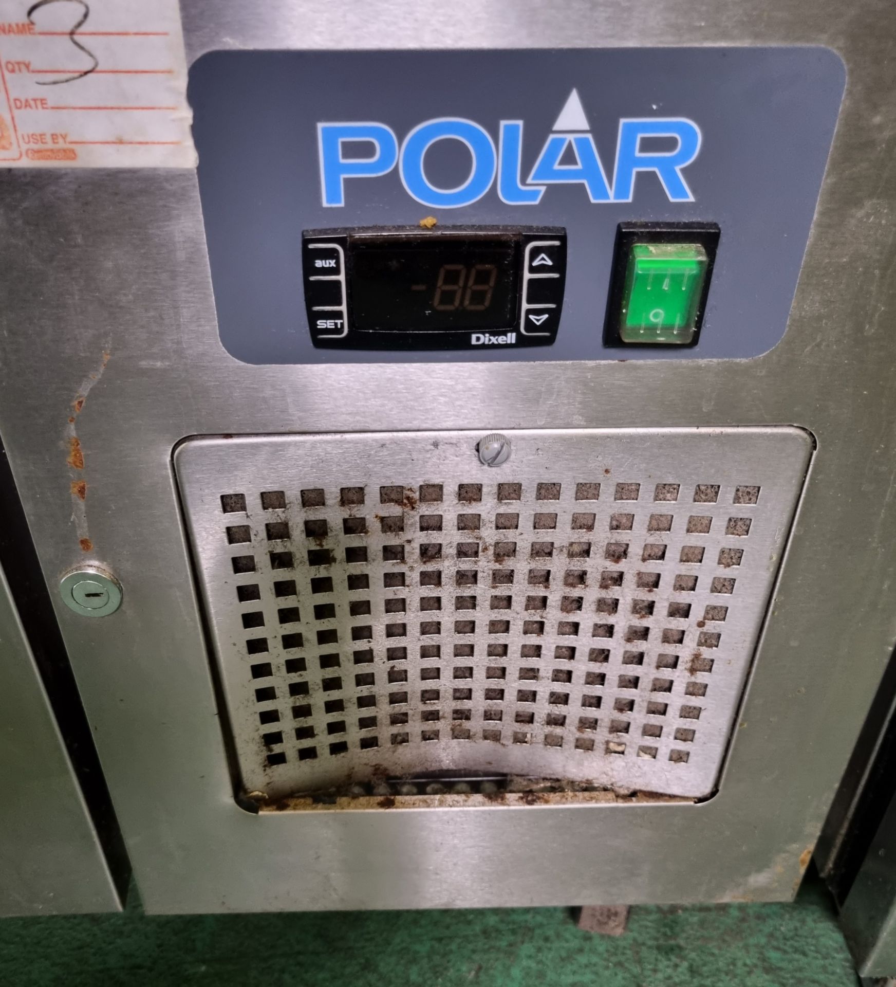 Polar DA 465 stainless steel 6 drawer base counter fridge - W 1800 x D 700 x H 630mm - Image 5 of 5