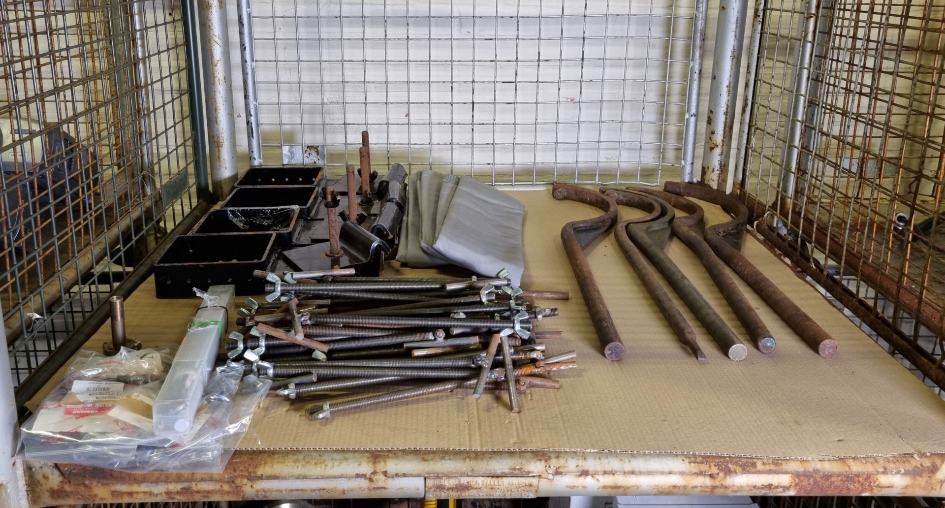 Workshop equipment - C spanners, clamps, threaded bolt hooks, transducer, insulated covers, filters