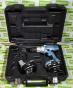 Erbauer 12V drill driver R09W16 with spare battery in carry case - NO CHARGER