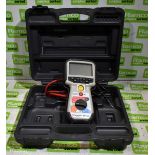 Megger MIT420 insulation and continuity tester with cables and storage case