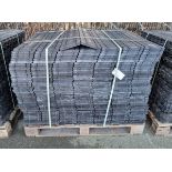 Rola-trac black plastic interlocking floor panels - 40 sheets - 1 m squared per sheet