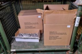 3x boxes of Tapmedic protective goggles - 150 pairs per box