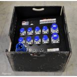 Portable power distributor - 8x16A 2x32A