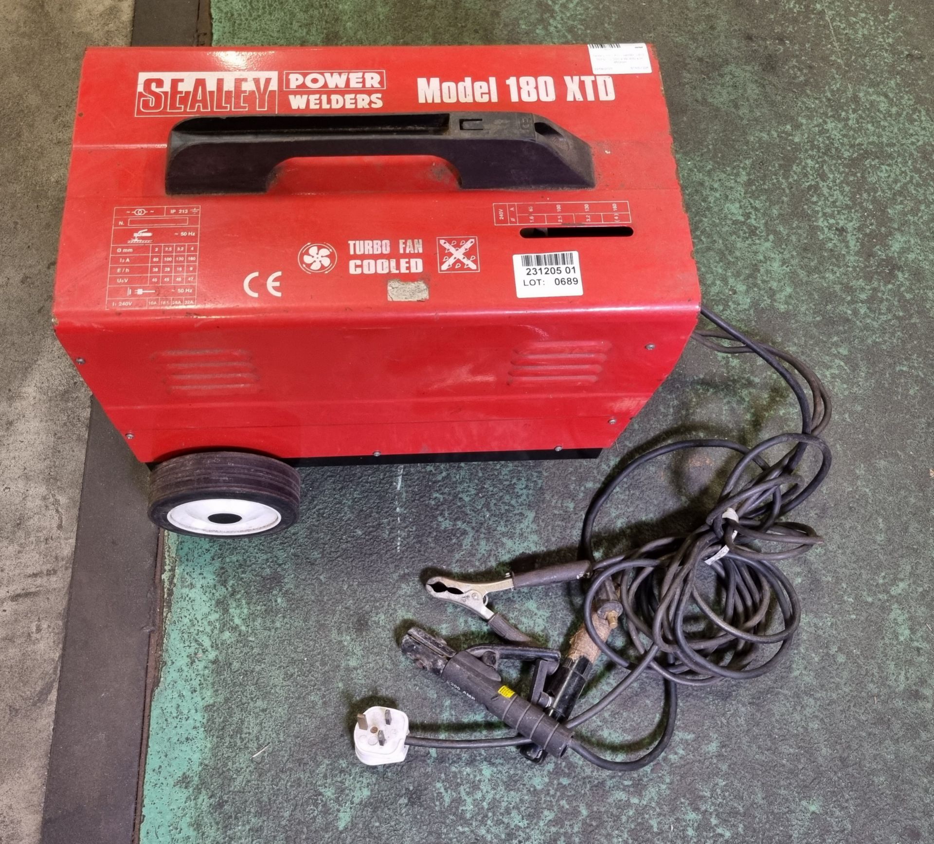 Sealey 180 XTD welder 240V 50Hz - L 500 x W 400 x H 450mm - Bild 2 aus 6