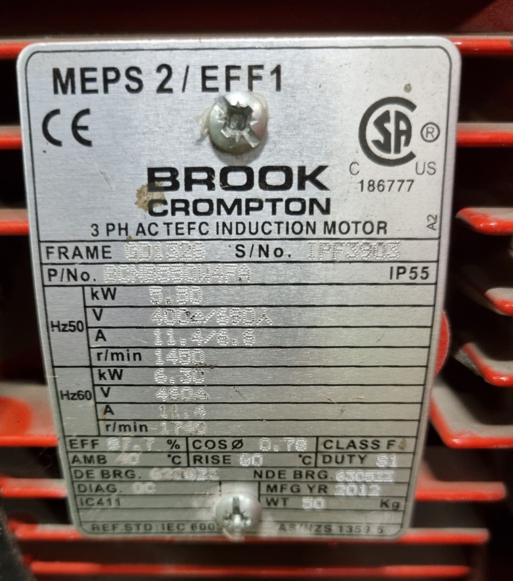 Evashred EV30E light waste shredder with Brook Crompton MEPS 2 / EFF 1 motor - L 2110 x W 820 - Bild 8 aus 22