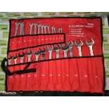 2x 25 piece combination spanner sets