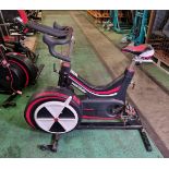 Wattbike trainer exercise bike - L 1250 x W 660 x H 1150 - MISSING SCREEN MODULE