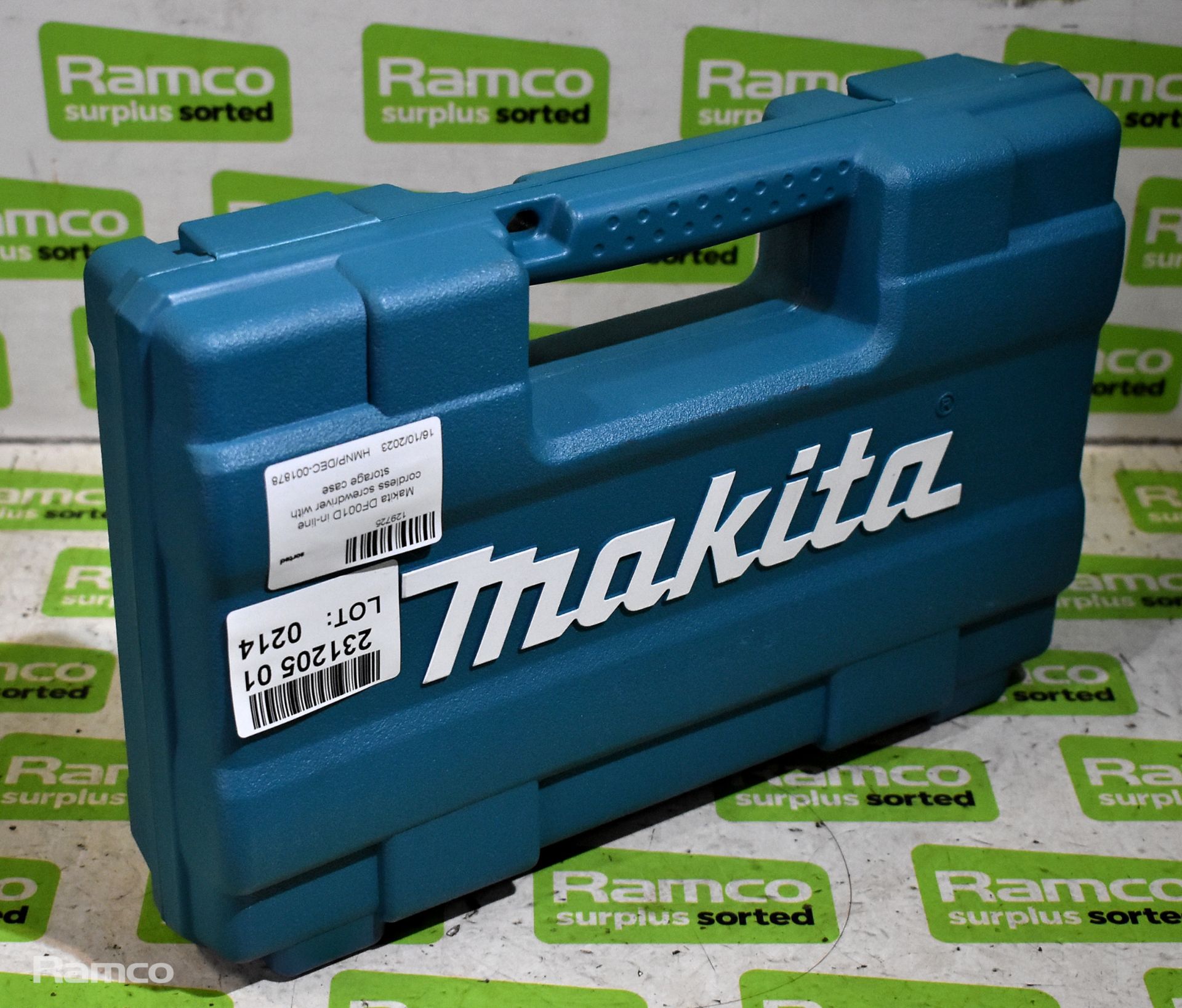 Makita DF001D in-line cordless screwdriver with storage case - Image 5 of 5
