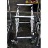 Cidel roll RX6 stainless steel 6 tier rack unit - portable - L 630 x W 440 x H 720mm