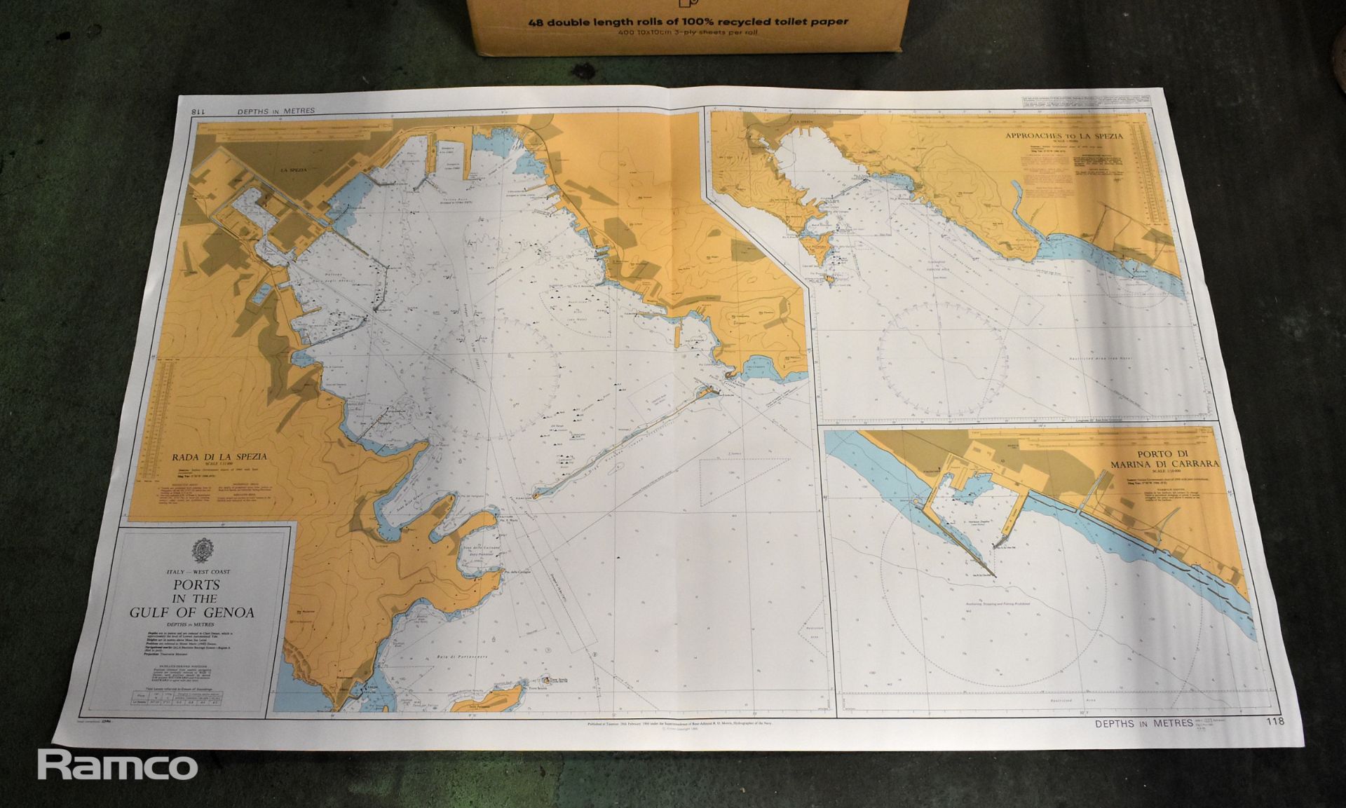 2x boxes of Sea charts - approx 50 per box - Bild 2 aus 14