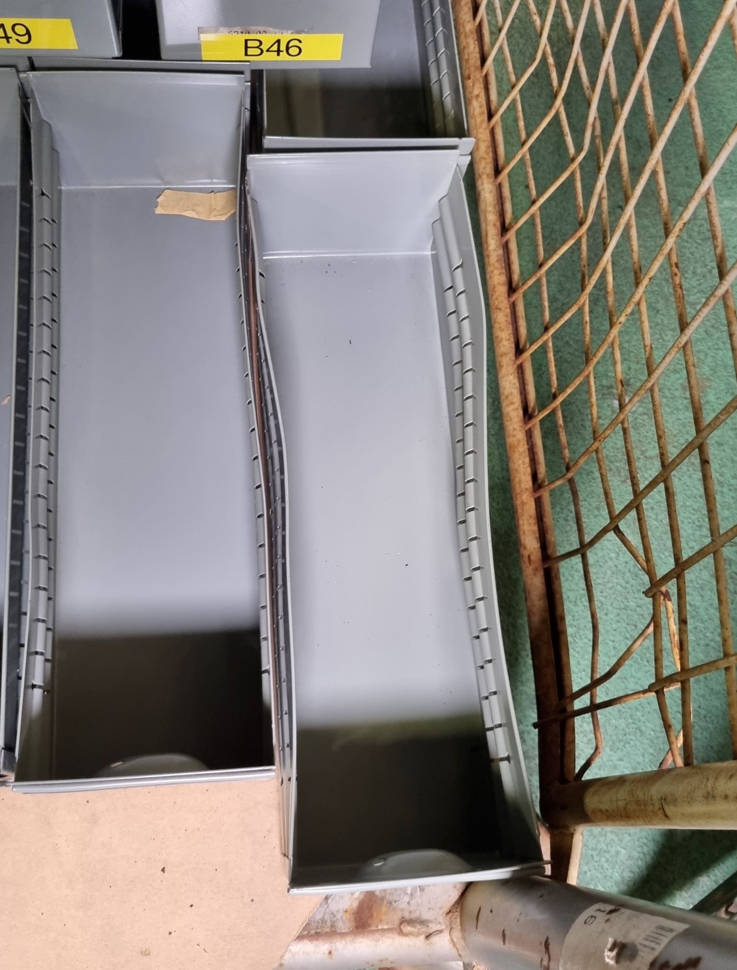 23x Metal storage trays - L 450 x W 140 x H 130mm - Bild 3 aus 3