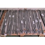 20x Ground anchoring stakes - hexagonal shaft with eye - 25 x 950mm