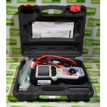 Megger MIT481/2 telecoms insulation tester with cables and storage case