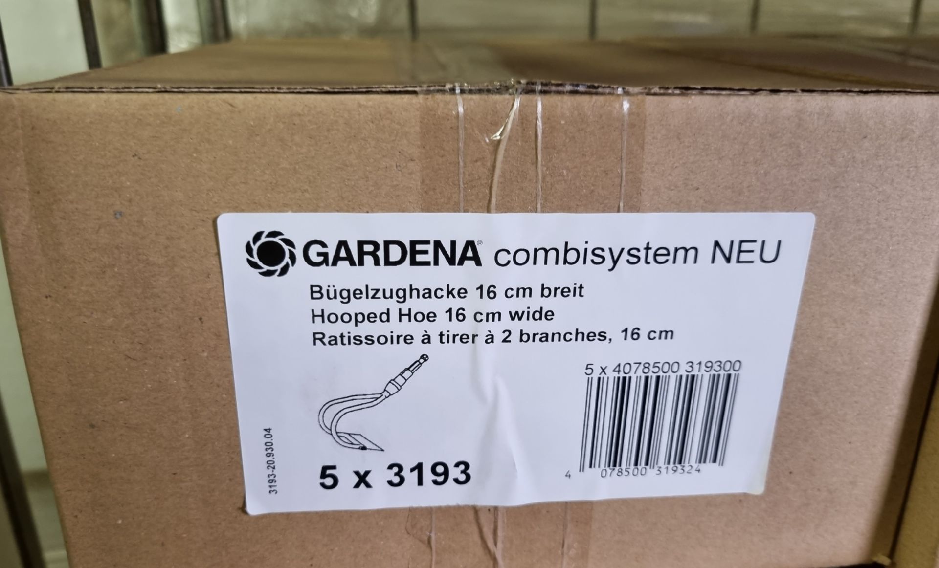 20x Gardena combisystem 210 - 390cm telescopic handles with 3193 hooped draw hoes - Bild 3 aus 7