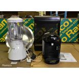 Argos XB9165 electric blender, Bosch Tassimo VIVY 2 coffee machine, ProAction domestic shredder