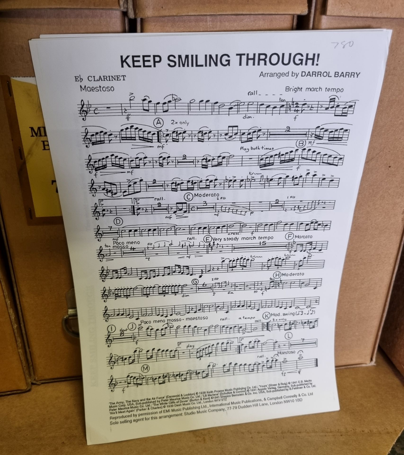 43x Folders of sheet music - Image 4 of 9