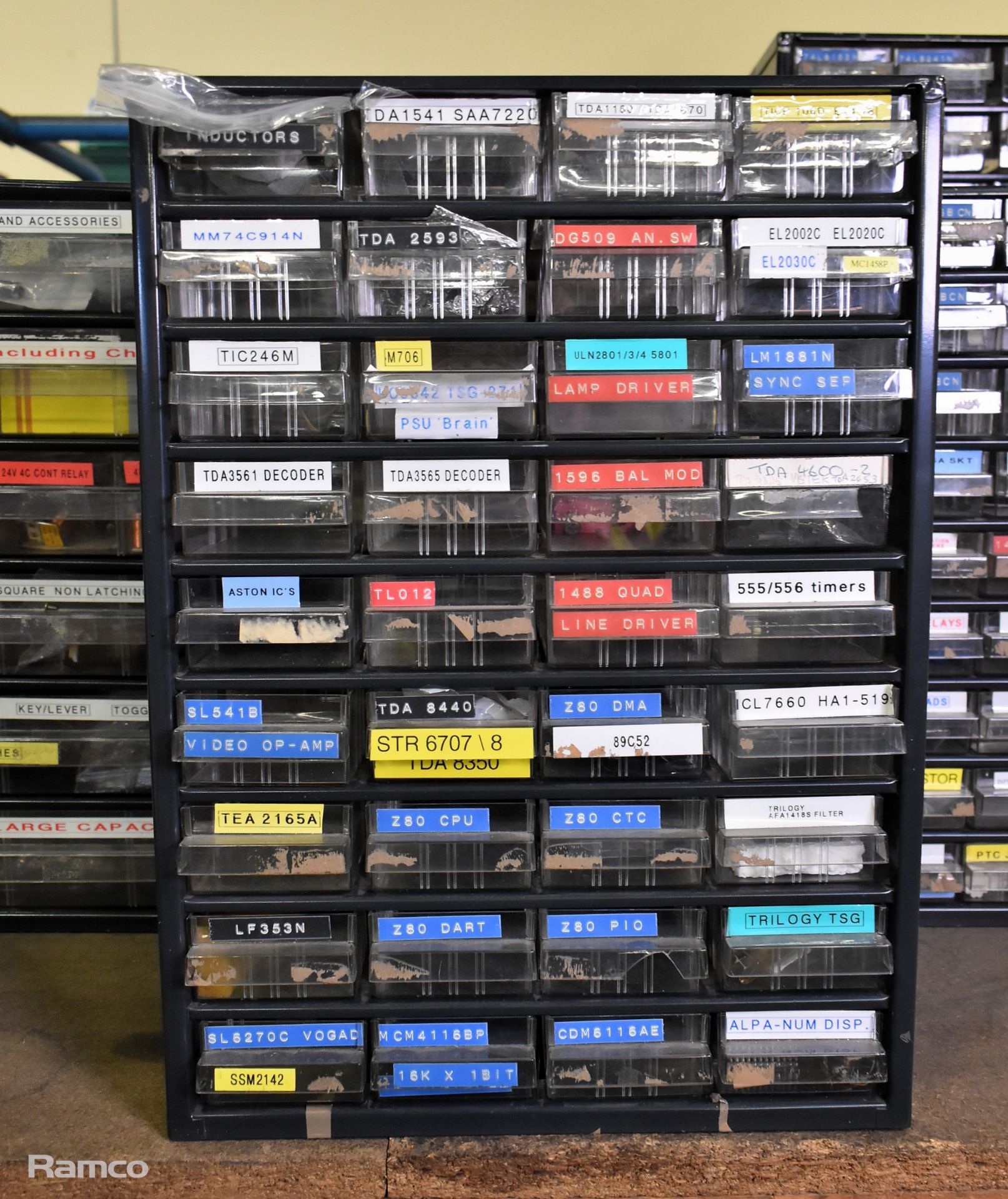 3x Raaco 6 drawer storage chest organisers - W 305 x D 160 x H 420mm, 3x Raaco 36 drawer units - Image 3 of 21
