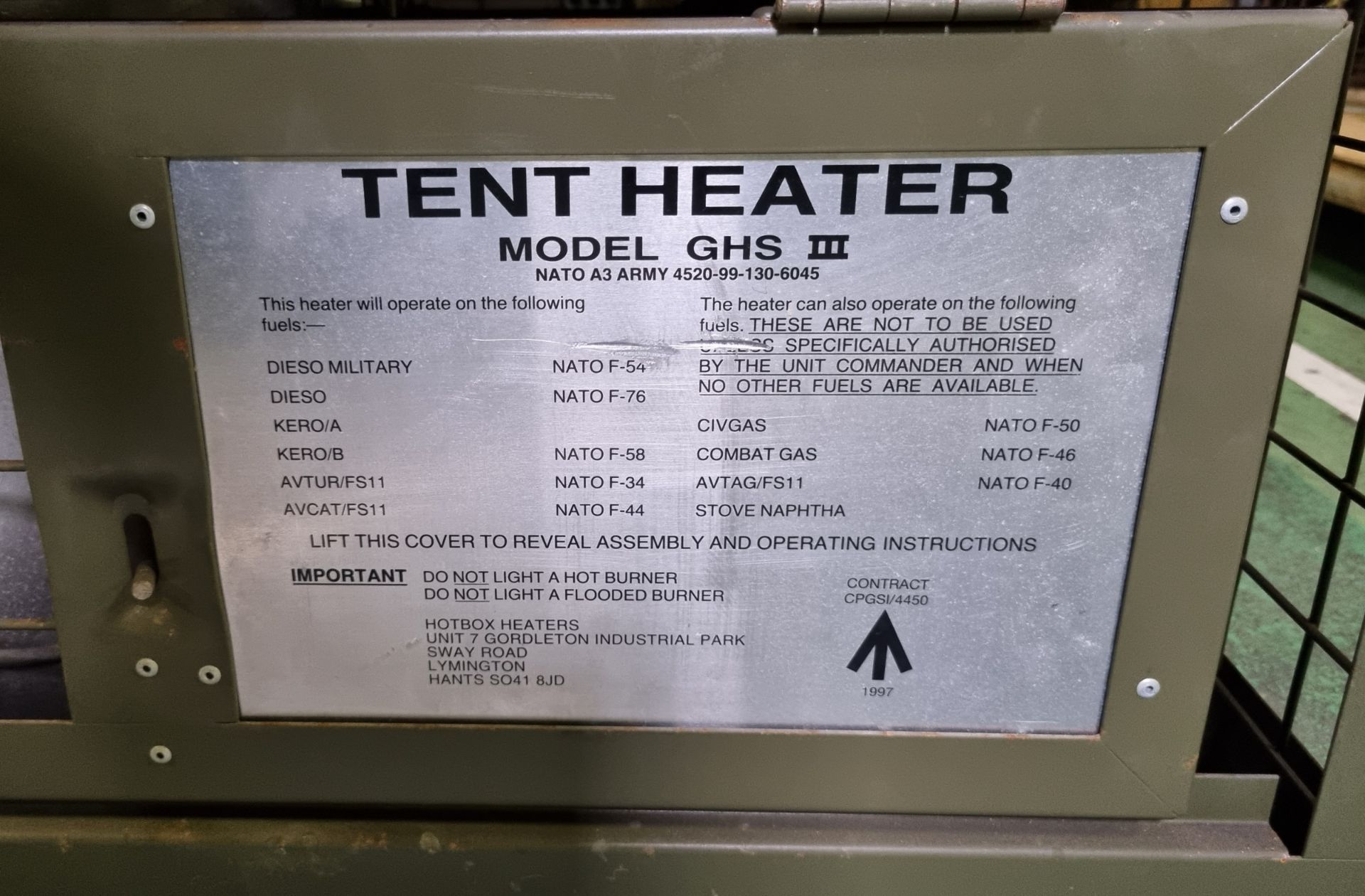 Tent Heater Model GHS 3 - see pictures for contents / accessories - Bild 3 aus 7