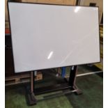 Portable 74" folding light board table - 1700mm long (2 pallet spaces for transport)