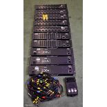 Brickworm 24/8 digital multicore system with various spares