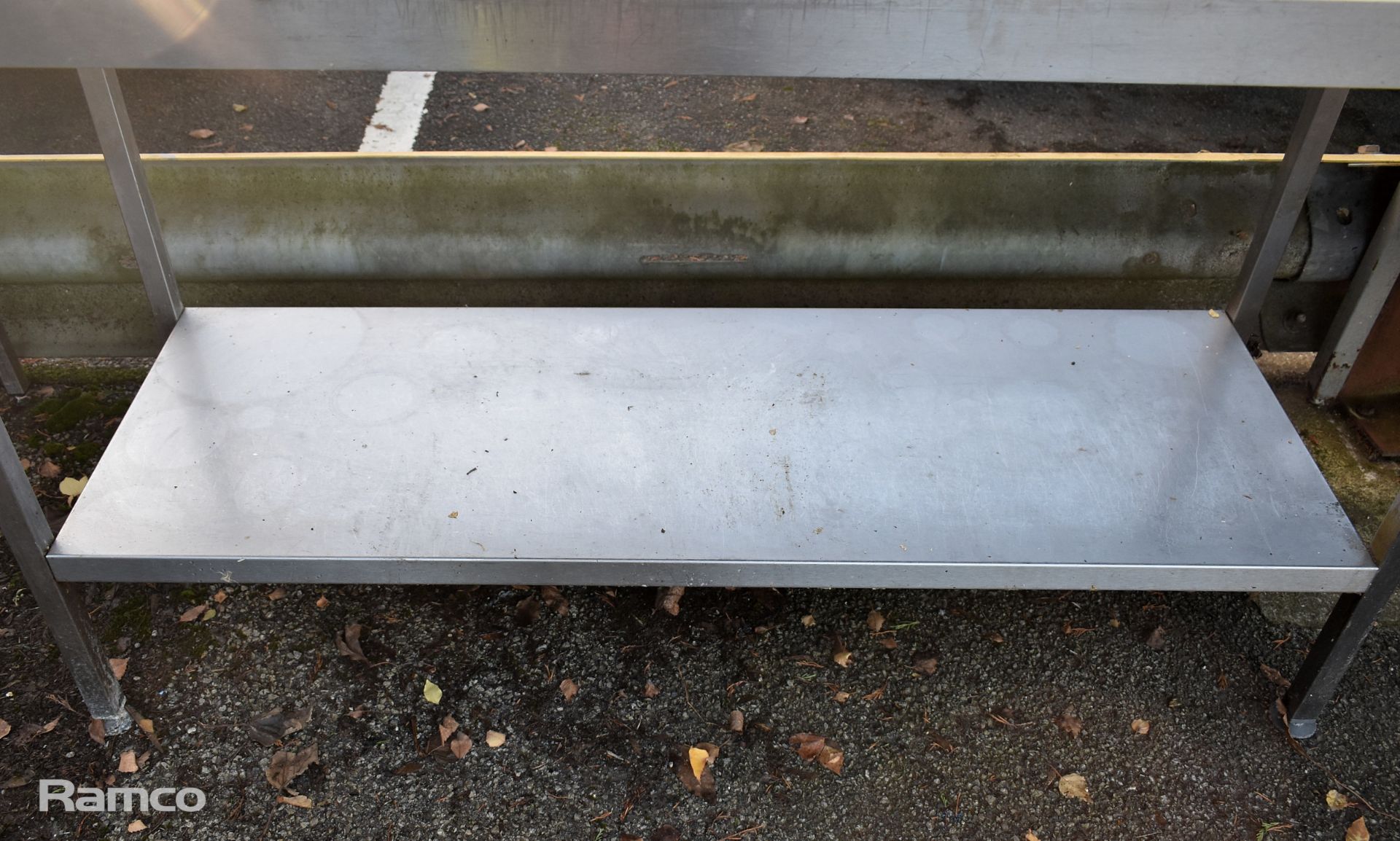 Stainless steel preparation table - L 1800 x W 650 x H 860mm - Image 3 of 3