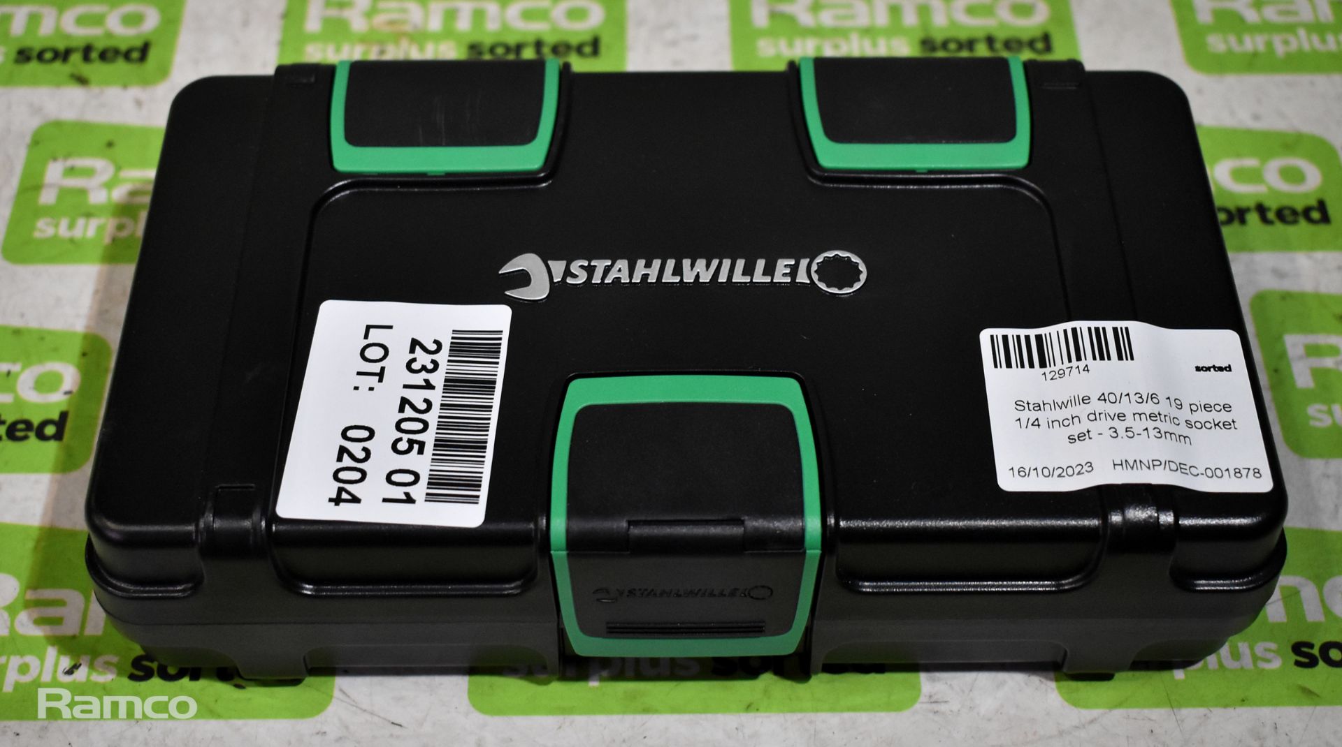 Stahlwille 40/13/6 19 piece 1/4 inch drive metric socket set - 3.5-13mm - Image 4 of 4