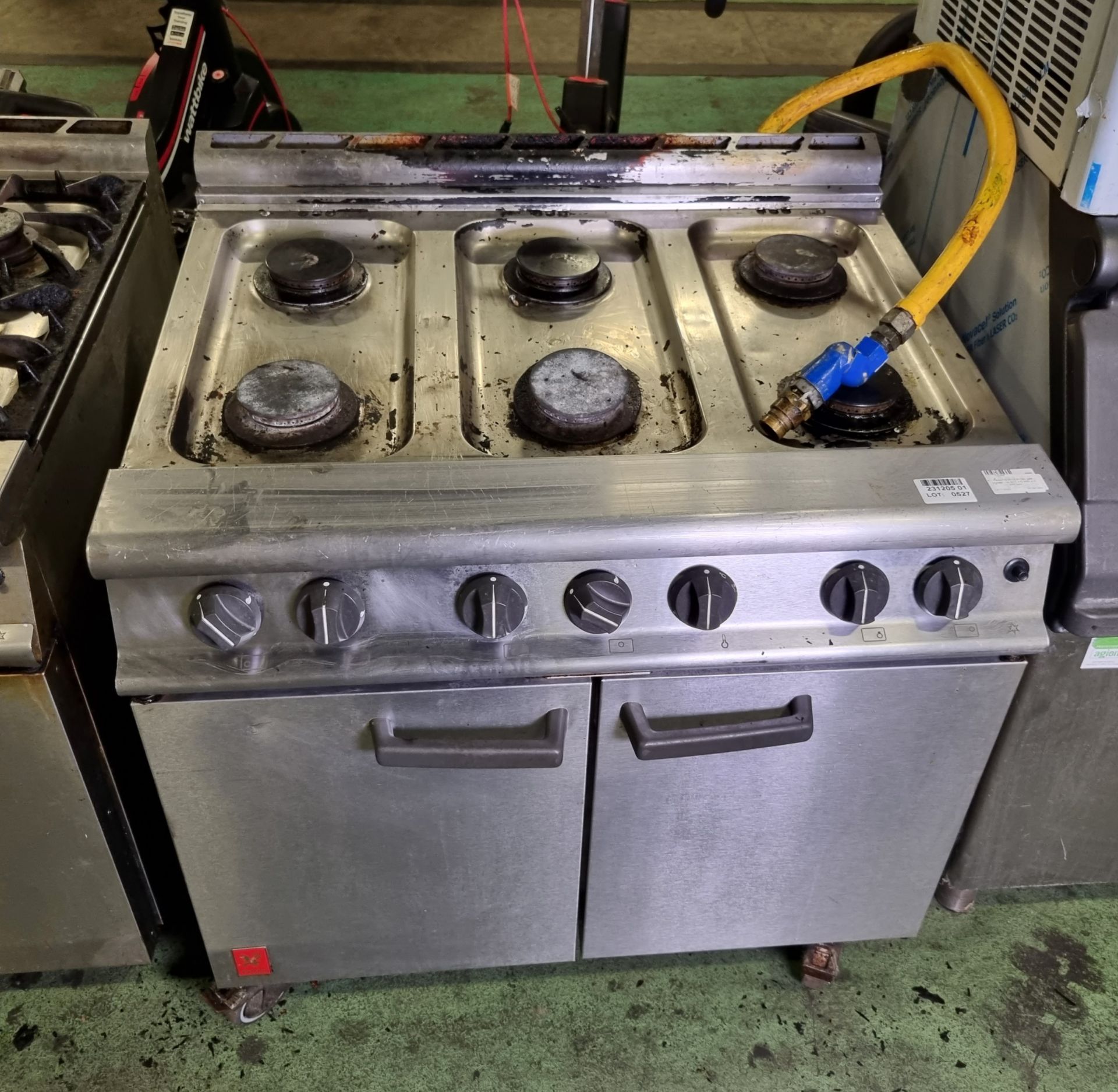 Falcon G3101 6 hob gas cooker - W 910 x D 860 x H 970 mm - AS SPARES OR REPAIRS - Bild 2 aus 4